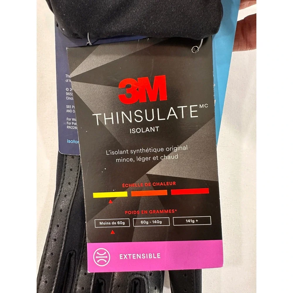 Isotoner smartDRI smartTouch Gloves Women S/M‎ Black Thinsulate - Picture 4 of 5